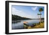 Source of the Nile in Jinja, Uganda, East Africa, Africa-Michael-Framed Photographic Print