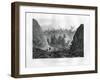 Source of the Passaic Falls, New Jersey, 1855-null-Framed Giclee Print