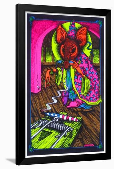 Sourcer Nothing Wrong-null-Framed Blacklight Poster