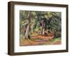 Sous-Bois 1890-94-Paul Cézanne-Framed Premium Giclee Print