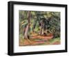 Sous-Bois 1890-94-Paul Cézanne-Framed Premium Giclee Print