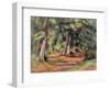 Sous-Bois 1890-94-Paul Cézanne-Framed Premium Giclee Print
