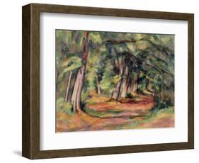 Sous-Bois 1890-94-Paul Cézanne-Framed Giclee Print