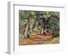 Sous-Bois 1890-94-Paul Cézanne-Framed Giclee Print