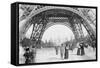 Sous la Tour Eiffel-null-Framed Stretched Canvas