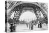 Sous la Tour Eiffel-null-Stretched Canvas