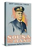 SOUSA AND HIS BAND, John Philip Sousa, 1901.-null-Stretched Canvas