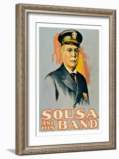 Sousa and His Band-null-Framed Art Print