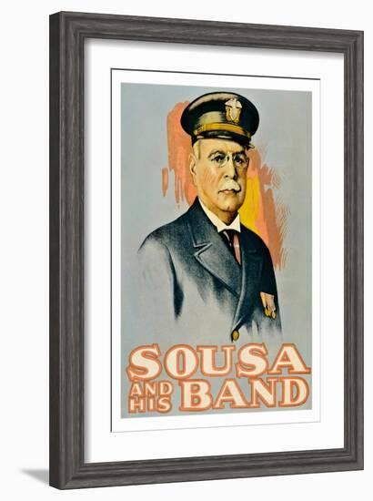 Sousa and His Band-null-Framed Art Print