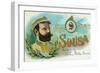 Sousa Brand Cigar Box Label, John Philip Sousa, American Composer and Conductor-Lantern Press-Framed Art Print