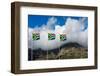 South Africa, Bay, Blowing Flags-Catharina Lux-Framed Photographic Print