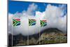 South Africa, Bay, Blowing Flags-Catharina Lux-Mounted Photographic Print