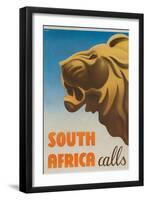 South Africa Calls Poster-Gayle Ullman-Framed Giclee Print