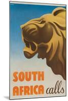 South Africa Calls Poster-Gayle Ullman-Mounted Giclee Print