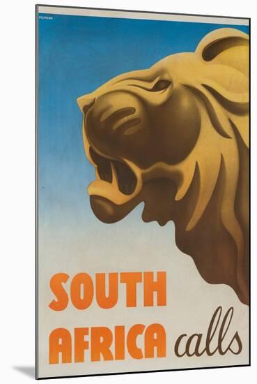 South Africa Calls Poster-Gayle Ullman-Mounted Giclee Print