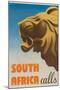 South Africa Calls Poster-Gayle Ullman-Mounted Giclee Print