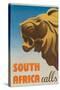 South Africa Calls Poster-Gayle Ullman-Stretched Canvas