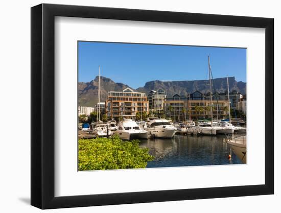 South Africa, Cape Town, Boat Harbour-Catharina Lux-Framed Photographic Print