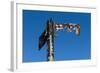 South Africa, Cape Town, Rusted Signpost-Catharina Lux-Framed Photographic Print