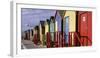 South Africa, Cape Town, Simons Town, Rows of Beach Hut-Paul Souders-Framed Photographic Print