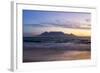 South Africa, Cape Town, Table Mountain During the Blue Hour-Catharina Lux-Framed Photographic Print