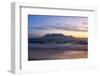 South Africa, Cape Town, Table Mountain During the Blue Hour-Catharina Lux-Framed Photographic Print