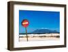 South Africa, Cape Town, Table Mountain, Rusted Sign-Catharina Lux-Framed Photographic Print