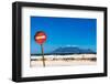 South Africa, Cape Town, Table Mountain, Rusted Sign-Catharina Lux-Framed Photographic Print