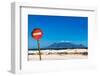 South Africa, Cape Town, Table Mountain, Rusted Sign-Catharina Lux-Framed Photographic Print