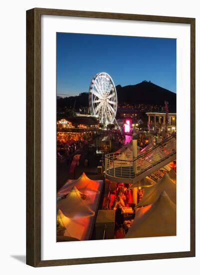 South Africa, Cape Town, V and a Waterfront, Evening-Catharina Lux-Framed Photographic Print