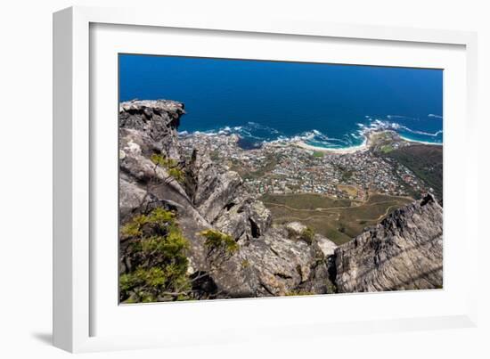 South Africa, Cape Town, View from the Table Mountain-Catharina Lux-Framed Photographic Print