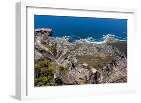 South Africa, Cape Town, View from the Table Mountain-Catharina Lux-Framed Photographic Print