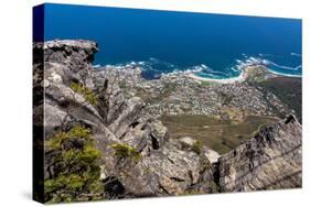 South Africa, Cape Town, View from the Table Mountain-Catharina Lux-Stretched Canvas