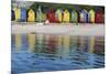 South Africa, Cape Town, View of Beach Huts-Michele Westmorland-Mounted Photographic Print