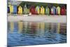 South Africa, Cape Town, View of Beach Huts-Michele Westmorland-Mounted Photographic Print