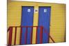 South Africa, Cape Town, View of Beach Huts-Michele Westmorland-Mounted Photographic Print