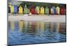 South Africa, Cape Town, View of Beach Huts-Michele Westmorland-Mounted Photographic Print