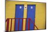 South Africa, Cape Town, View of Beach Huts-Michele Westmorland-Mounted Photographic Print