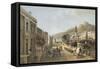 South Africa, Cape Town, Wale Street and St George's Cathedral-Thomas William Bowler-Framed Stretched Canvas