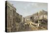 South Africa, Cape Town, Wale Street and St George's Cathedral-Thomas William Bowler-Stretched Canvas