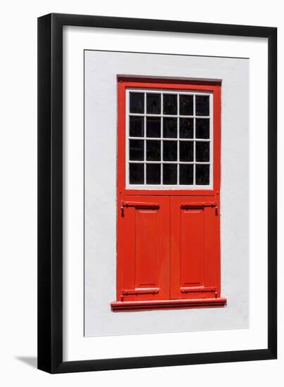 South Africa, Cape Town, Window, Red-Catharina Lux-Framed Photographic Print