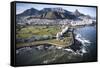 South Africa, Capetown, Aerial View of City-Stuart Westmorland-Framed Stretched Canvas