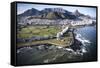 South Africa, Capetown, Aerial View of City-Stuart Westmorland-Framed Stretched Canvas