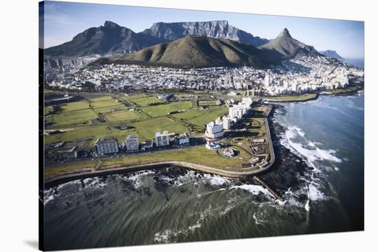 South Africa, Capetown, Aerial View of City-Stuart Westmorland-Stretched Canvas