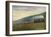 South Africa - Central South African Railways Johannesburg-Cape Express Train-Lantern Press-Framed Art Print