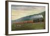 South Africa - Central South African Railways Johannesburg-Cape Express Train-Lantern Press-Framed Art Print