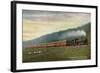 South Africa - Central South African Railways Johannesburg-Cape Express Train-Lantern Press-Framed Art Print