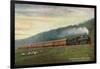 South Africa - Central South African Railways Johannesburg-Cape Express Train-Lantern Press-Framed Art Print