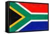 South Africa Flag Design with Wood Patterning - Flags of the World Series-Philippe Hugonnard-Framed Stretched Canvas