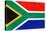 South Africa Flag Design with Wood Patterning - Flags of the World Series-Philippe Hugonnard-Stretched Canvas